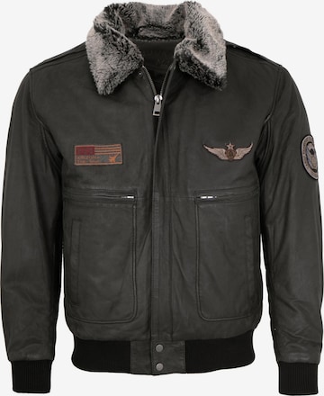 Veste mi-saison 'Laslo' MADDOX en noir : devant