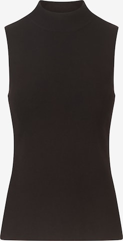 APART Knitted Top in Black: front