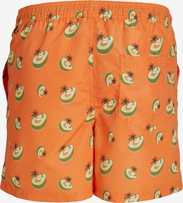 JACK & JONES Zwemshorts 'Fiji' in Oranje