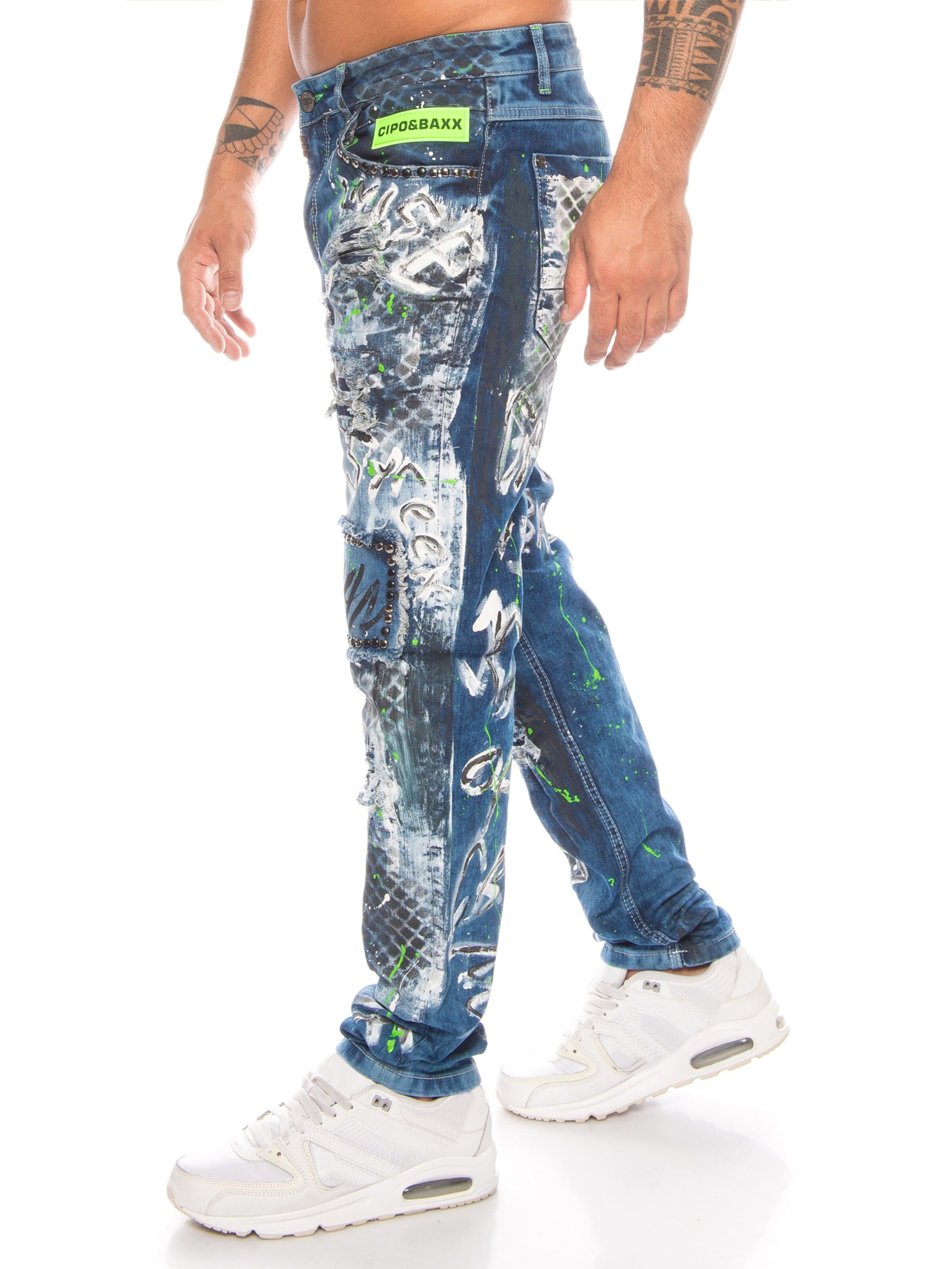 CIPO & BAXX Regular Jeans 'BJ591' in Blue