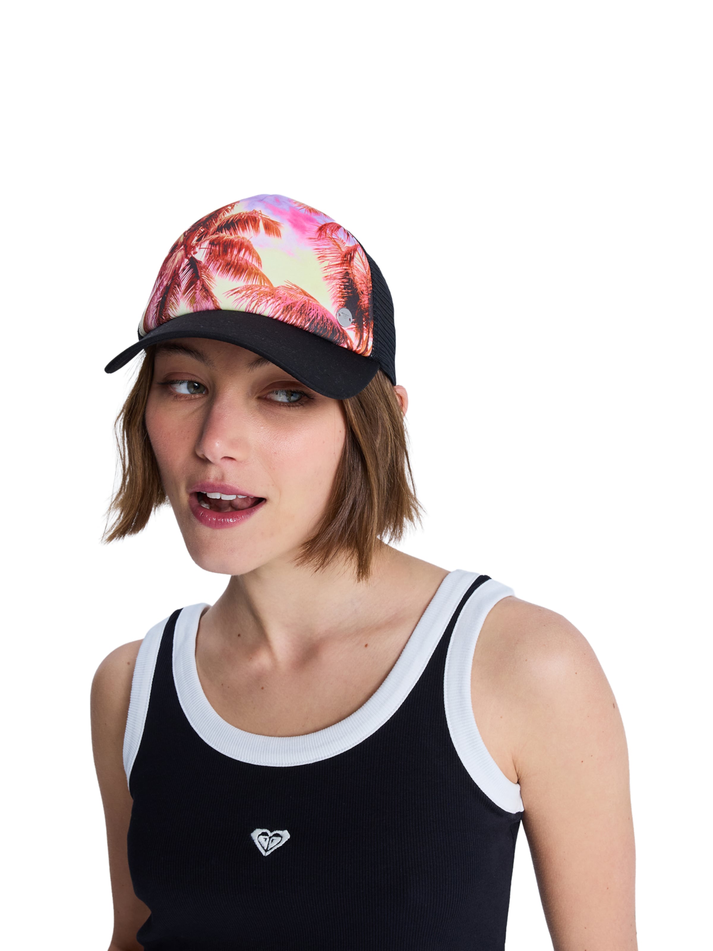 ROXY Cap 'Beautiful Morning' in Schwarz: Vorderseite