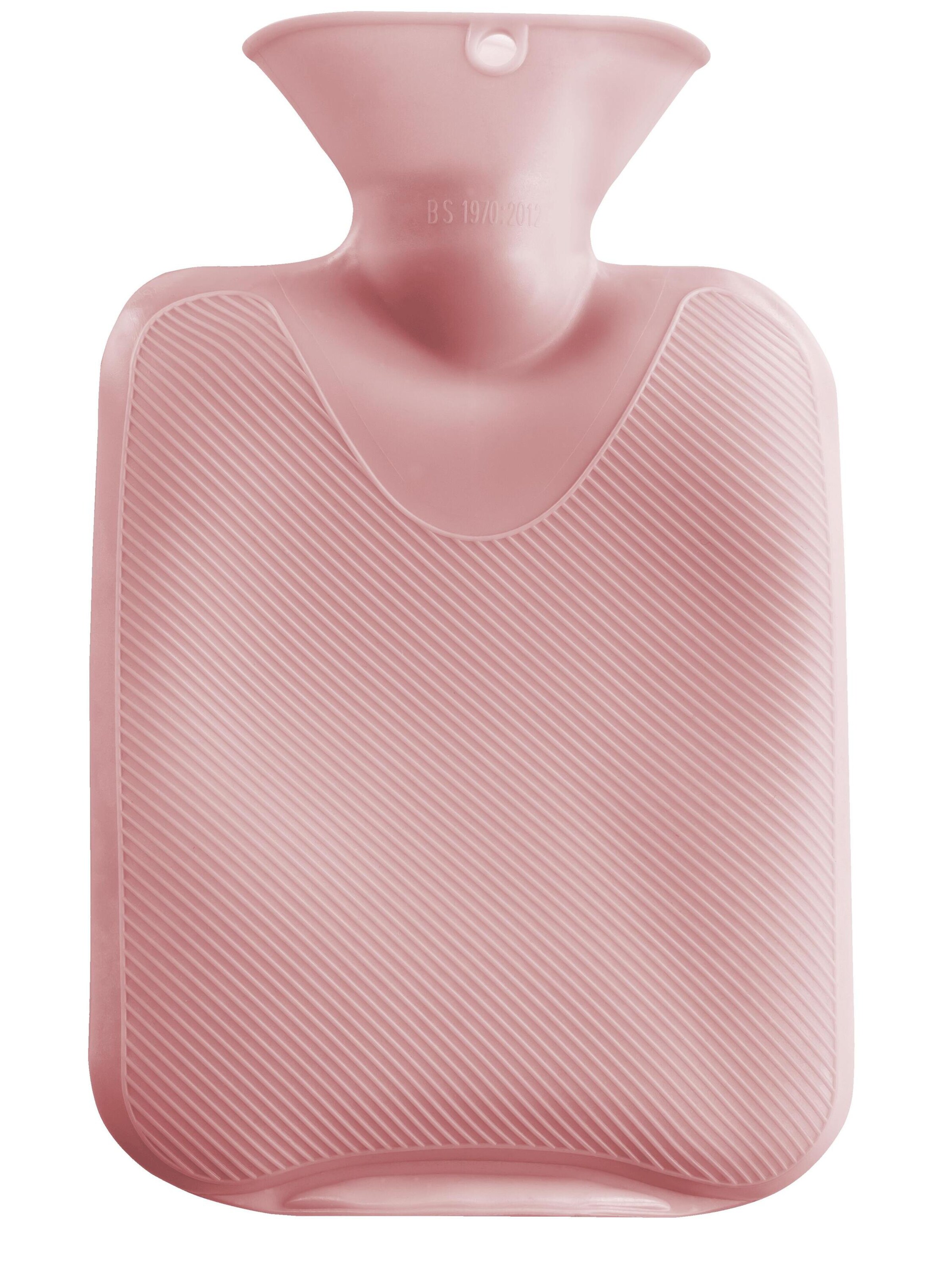 normani Wärmflasche mit Gürtel und Bezug in Schwarz