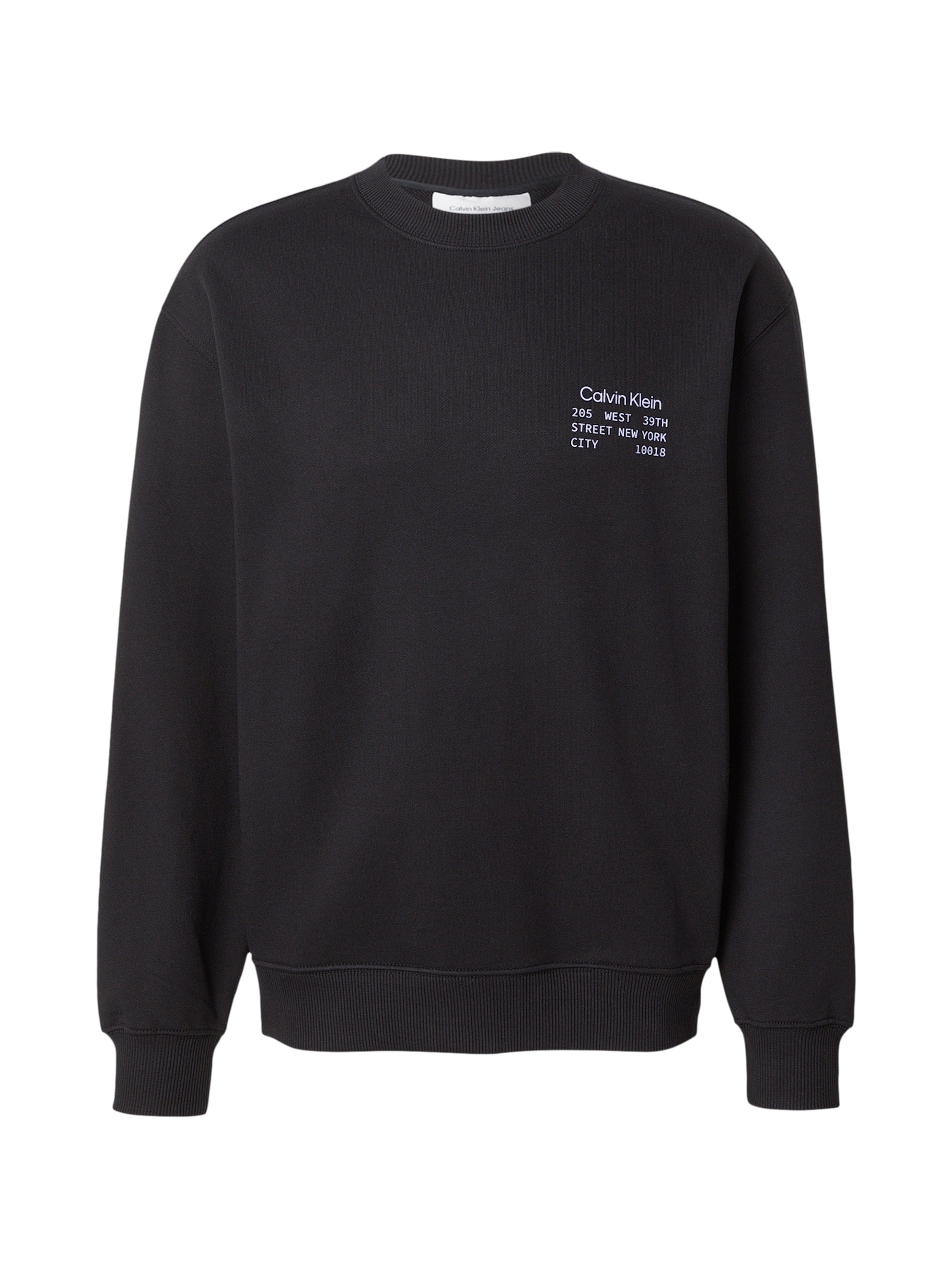 Calvin Klein Jeans Mikina – černá: přední strana