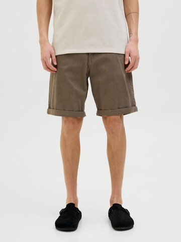 Regular Jean 'JJIRick' JACK & JONES en marron : devant