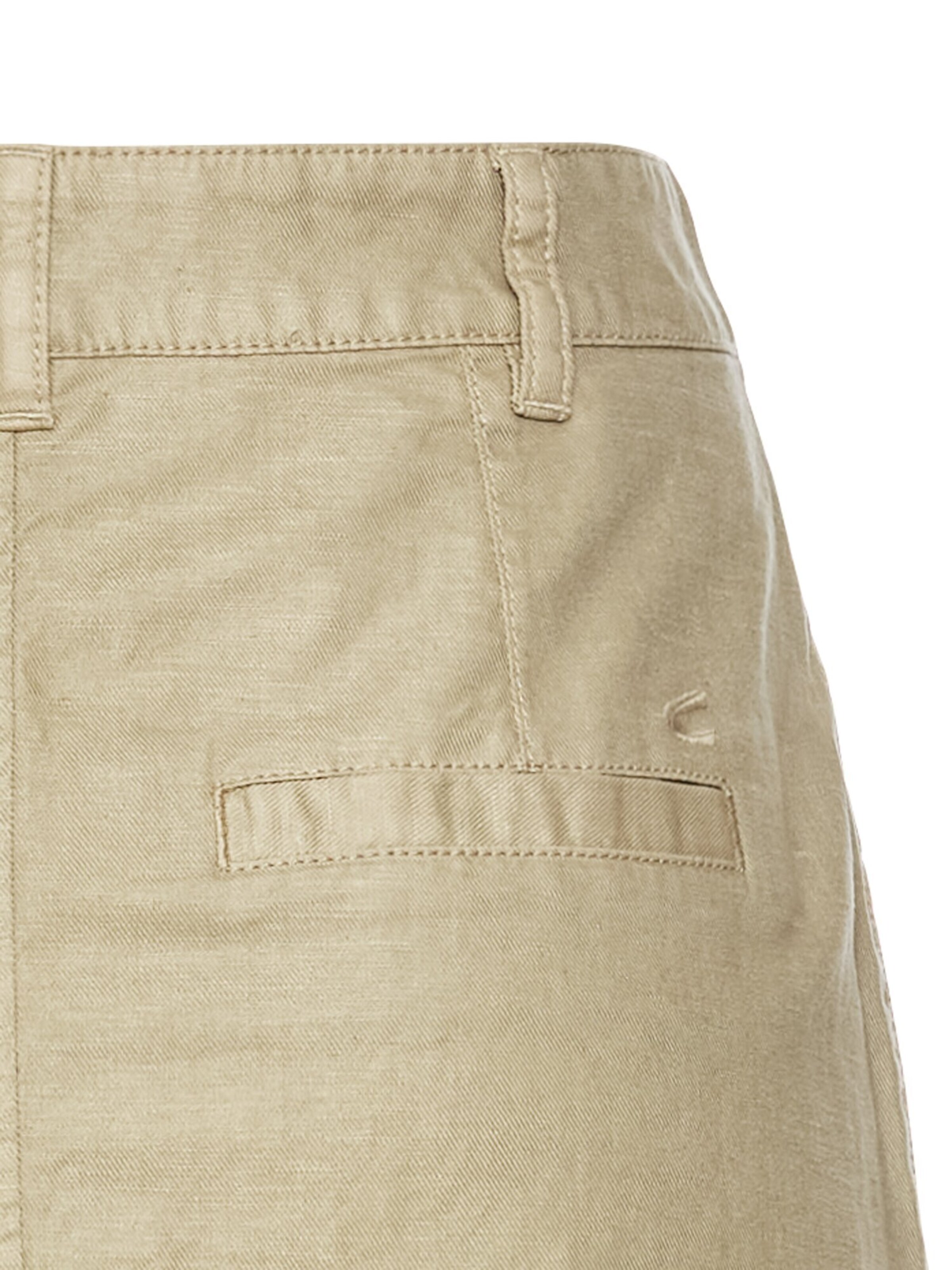 CAMEL ACTIVE Rock aus einem Leinenmix in Beige