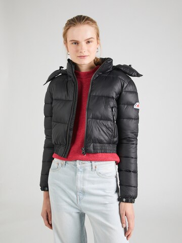 Superdry Between-Season Jacket 'Fuji' in Black: front