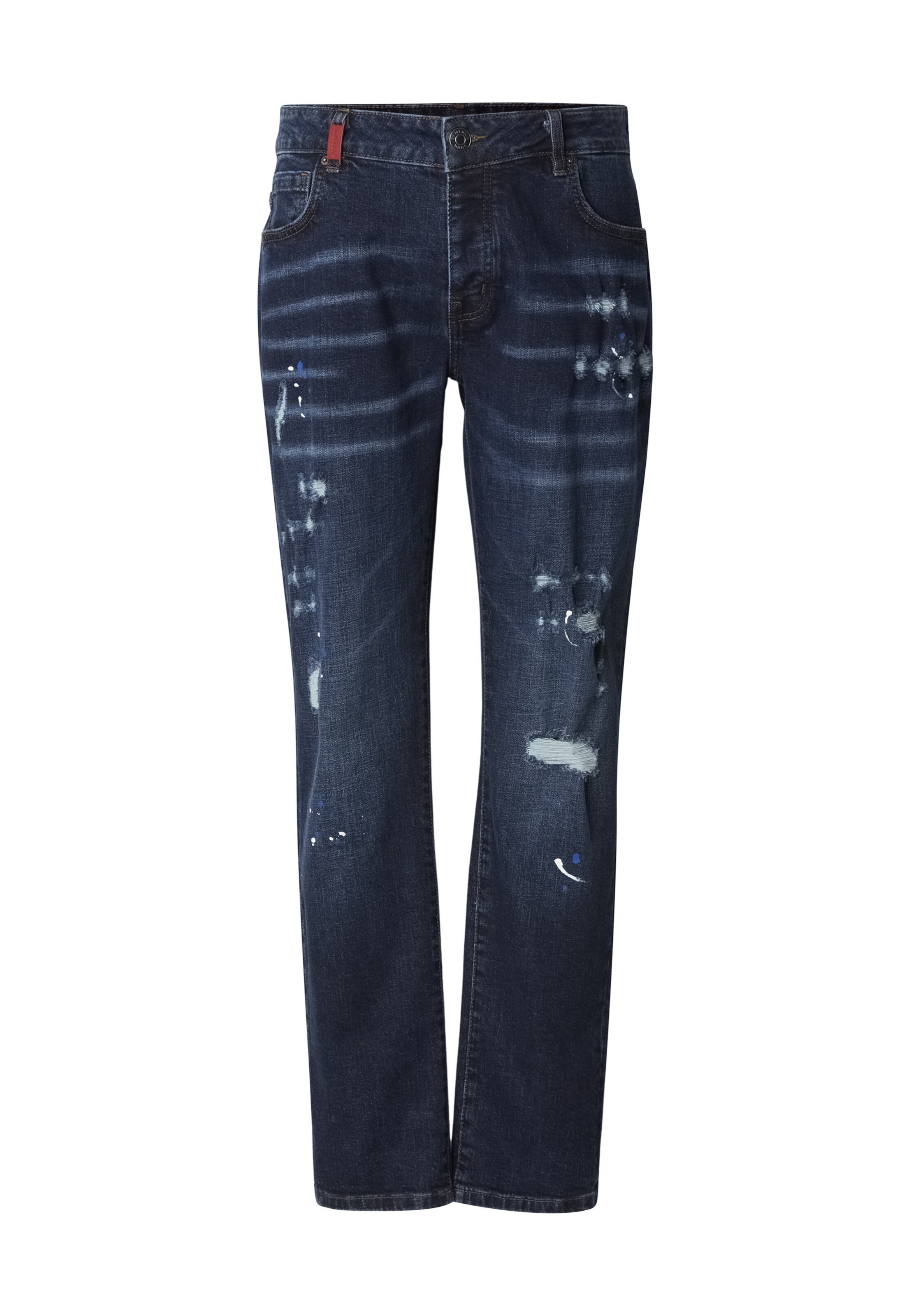 Distorted People Regular Jeans in Blauw: voorkant