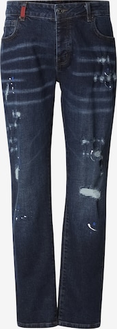 Distorted People - regular Vaquero en azul: frente