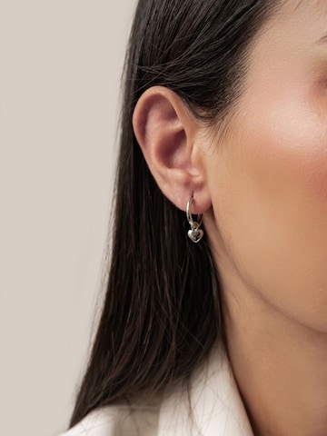 Hey Happiness - Conjunto de joyería 'Heart Squad' en plata