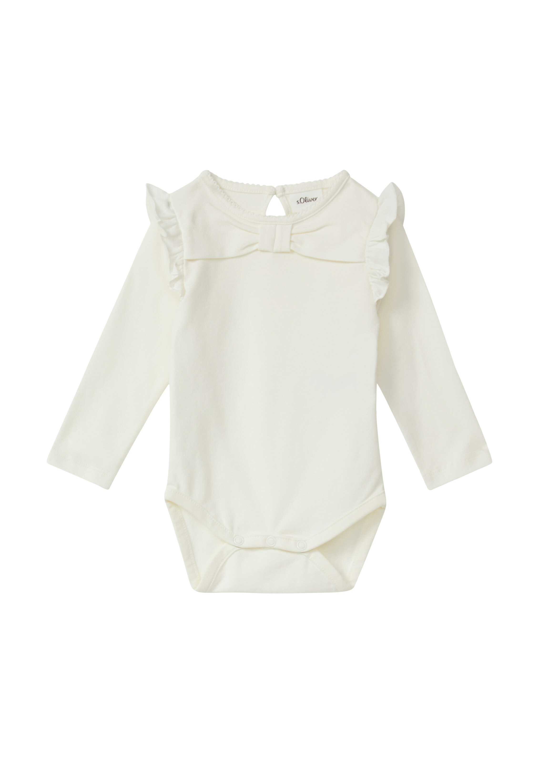 Barboteuse / body s.Oliver en beige : devant