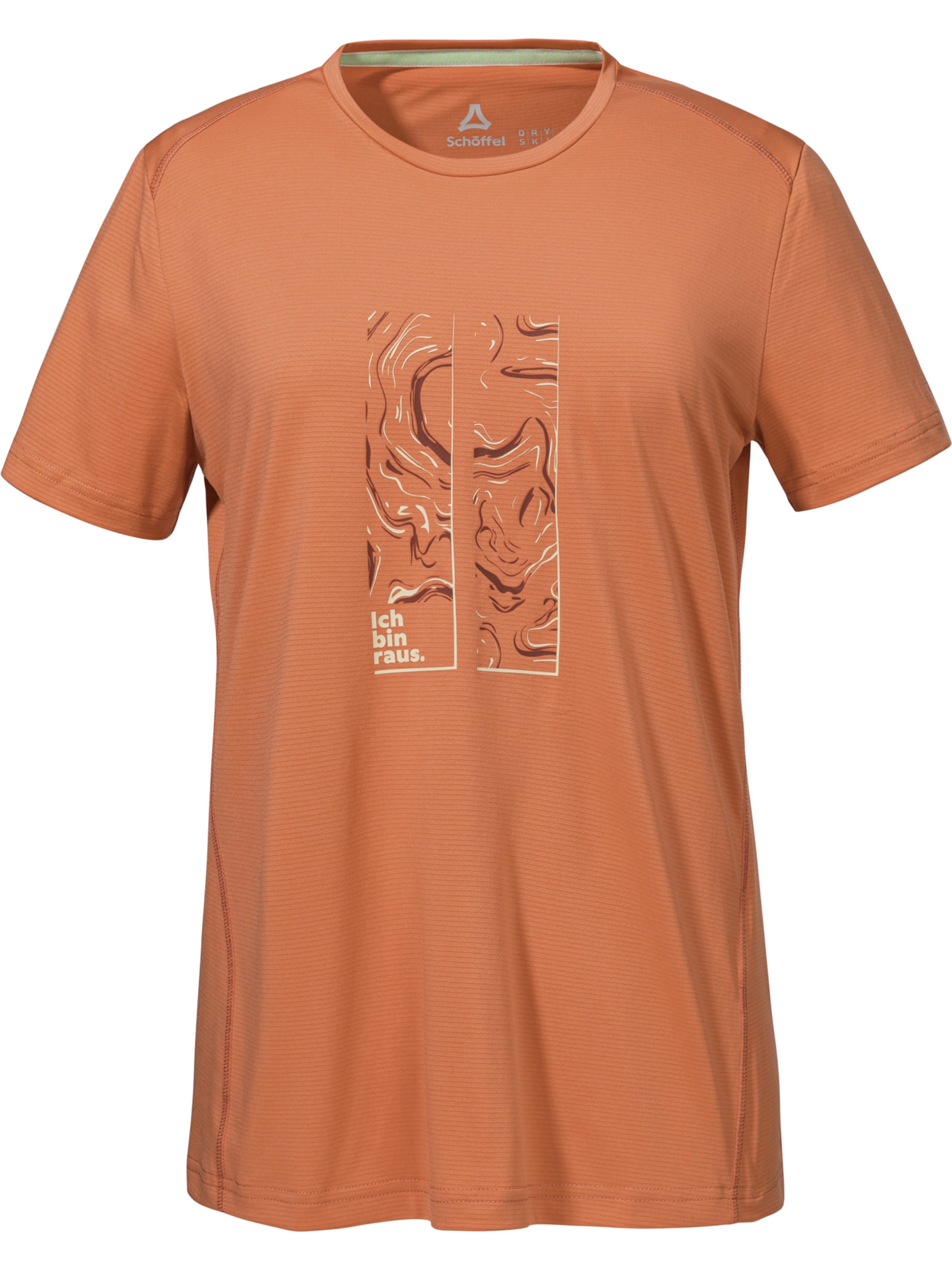 Schöffel Shirt 'CIRC Sulten' in Oranje: voorkant