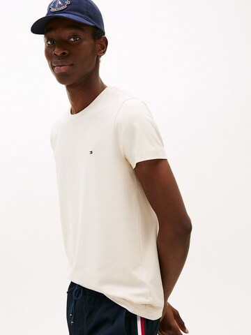 smėlio TOMMY HILFIGER Priglundantis modelis Marškinėliai