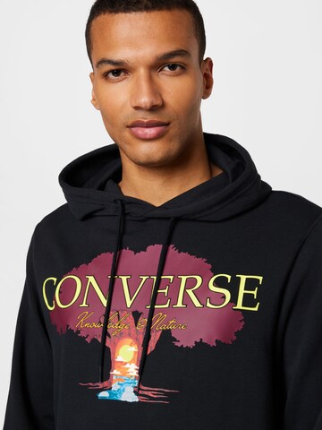 CONVERSE Sweatshirt in Schwarz