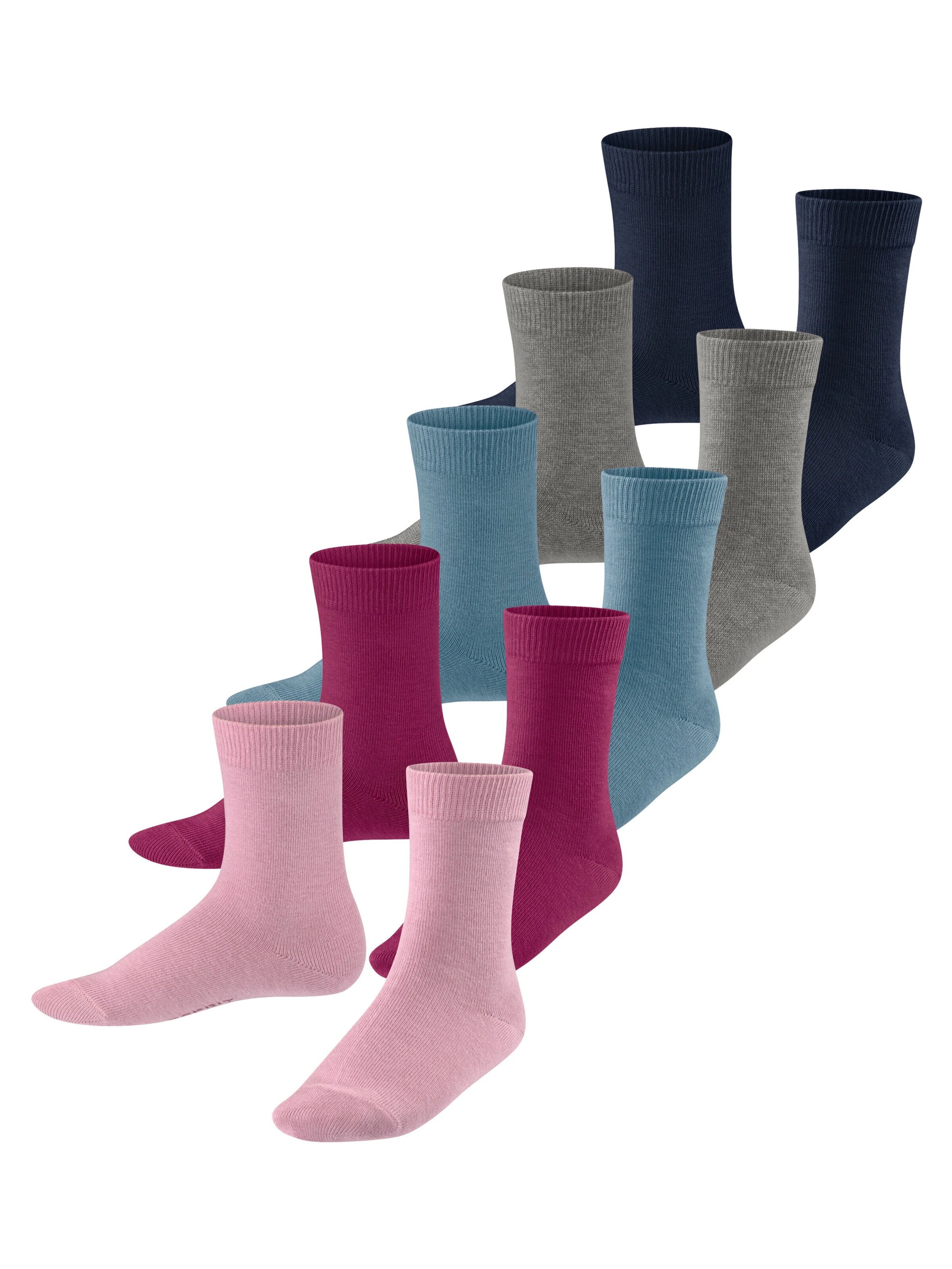 ESPRIT Socken 'Solid Mix 5-Pack'‌‌ in Mischfarben: Vorderseite