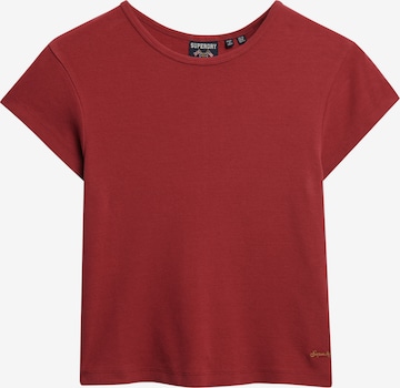 T-shirt Superdry & Co en rouge : devant