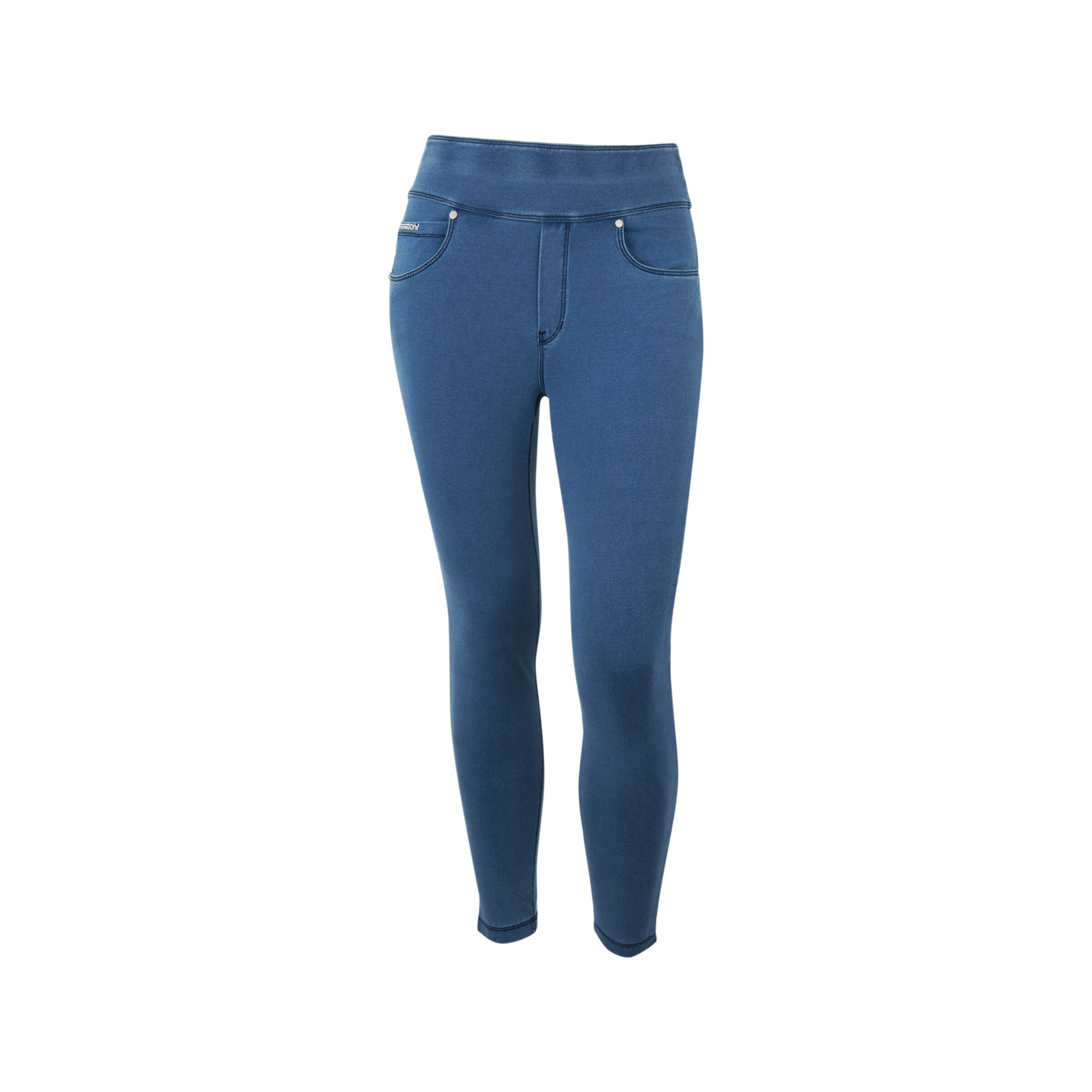 Freddy Skinny Leggings in Blau: Vorderseite