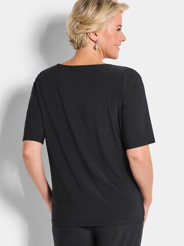 Goldner Shirt in Schwarz