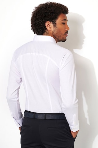 DESOTO Slim fit Button Up Shirt in White