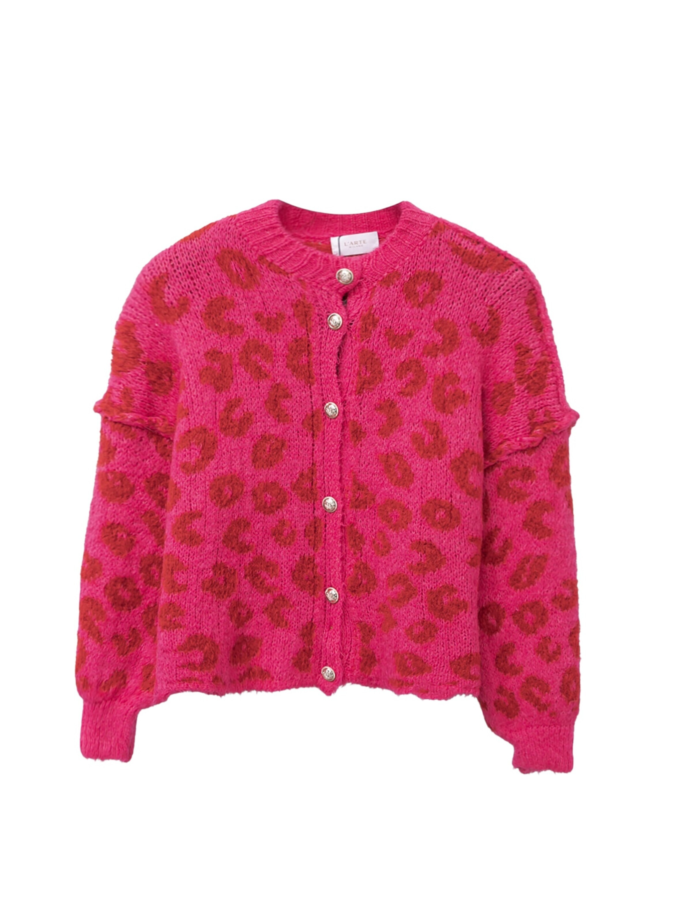 L'Arte Milano Strickjacke‌‌‌ in Rot: Vorderseite