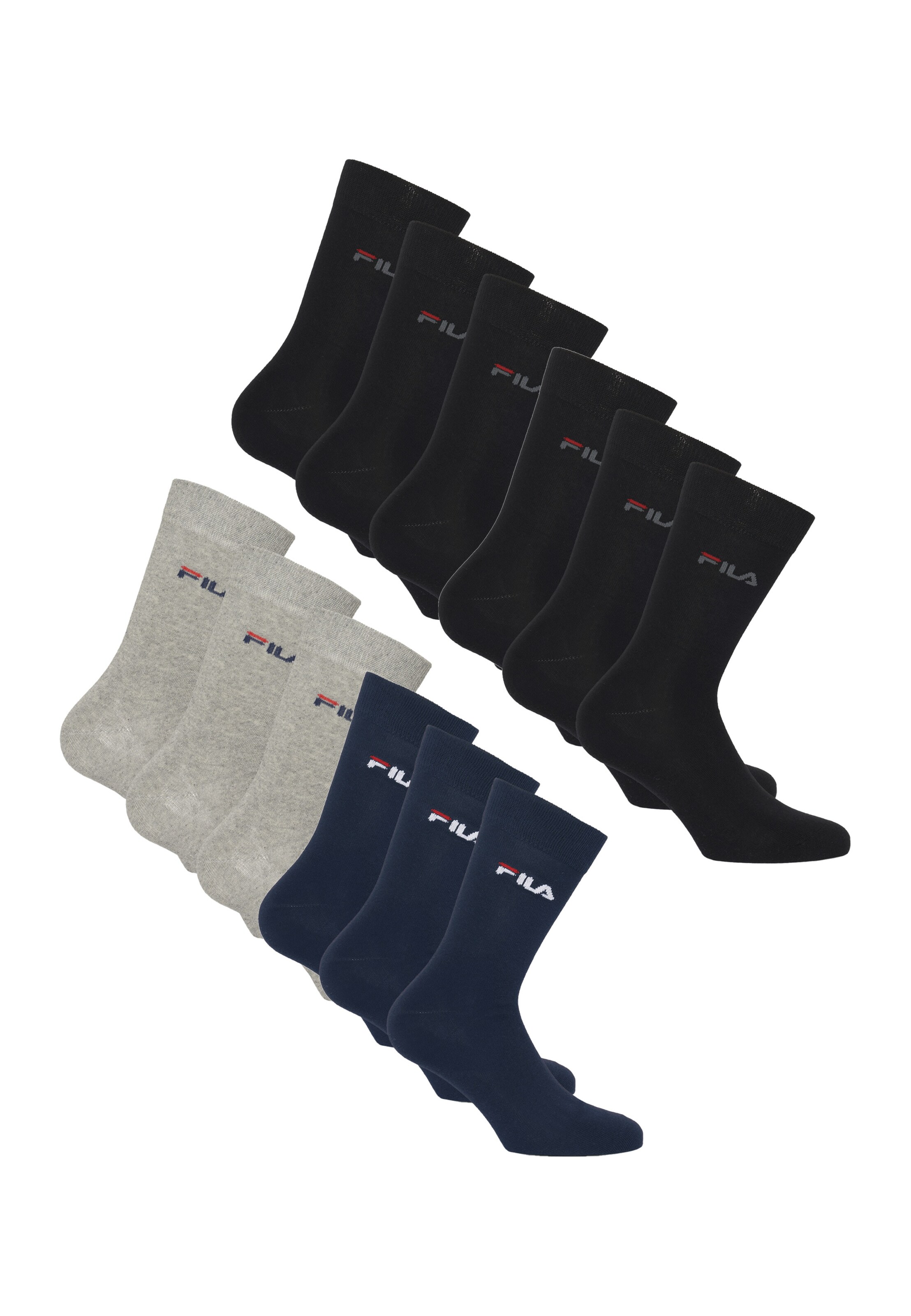 FILA Socks in Grey: front