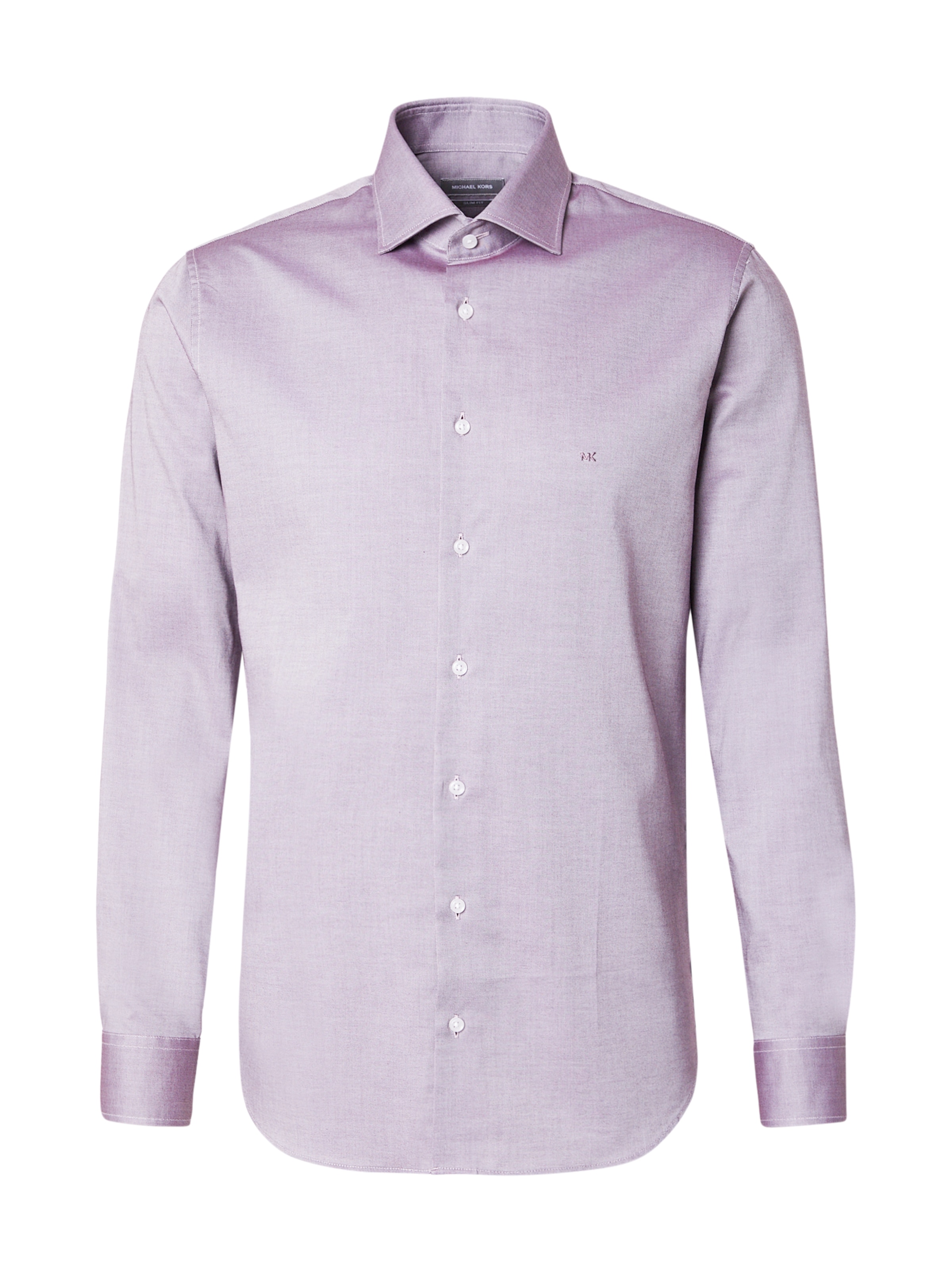 Michael Kors Slim fit Zakelijk overhemd in Lila: voorkant