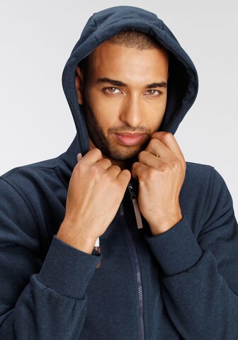 AJC Zip-Up Hoodie in Blue