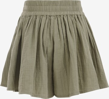 WE Fashion Regular Skirt in Green