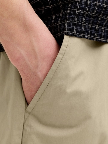 JACK & JONES Loosefit Bandplooibroek 'JPSTOWEN' in Groen