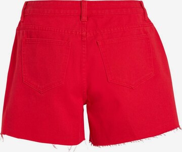 VILA Regular Jeans in Rood