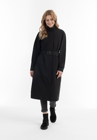 DreiMaster Vintage Between-Seasons Coat in Black