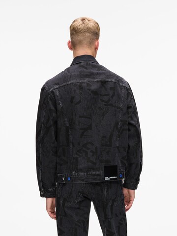 juoda KARL LAGERFELD JEANS Demisezoninė striukė