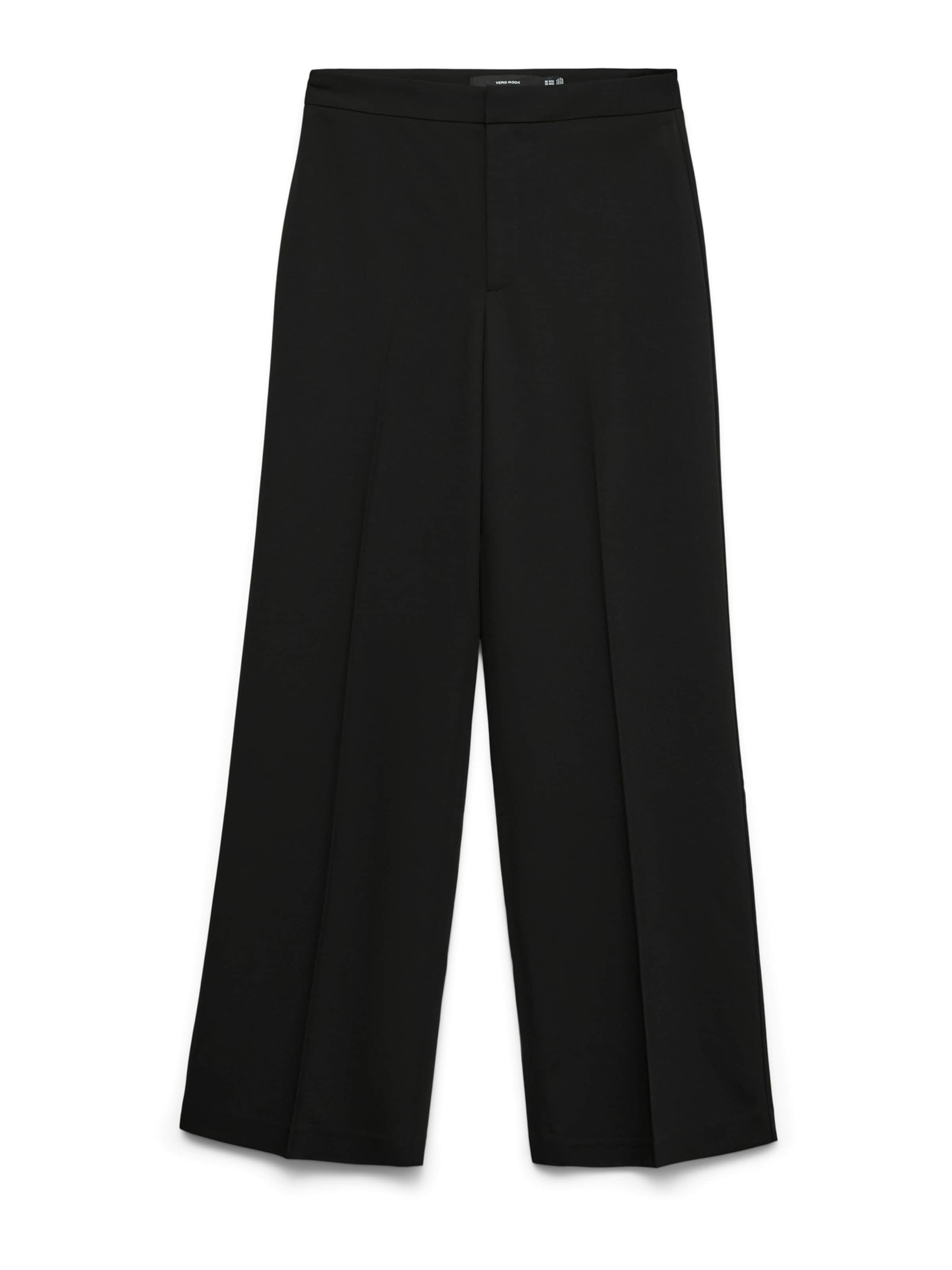 VERO MODAHlače na crtu 'VMDALLAS' - crna boja: prednji dio