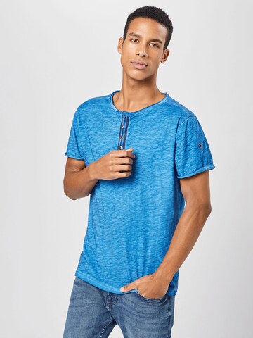 T-Shirt Key Largo en bleu : devant