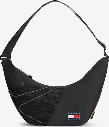 Sac à bandoulière Tommy Jeans en noir : devant