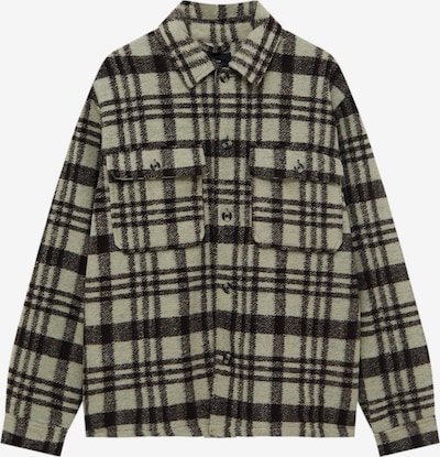 Pull&Bear Prehodna jakna | kremna / rjava barva, Prikaz izdelka