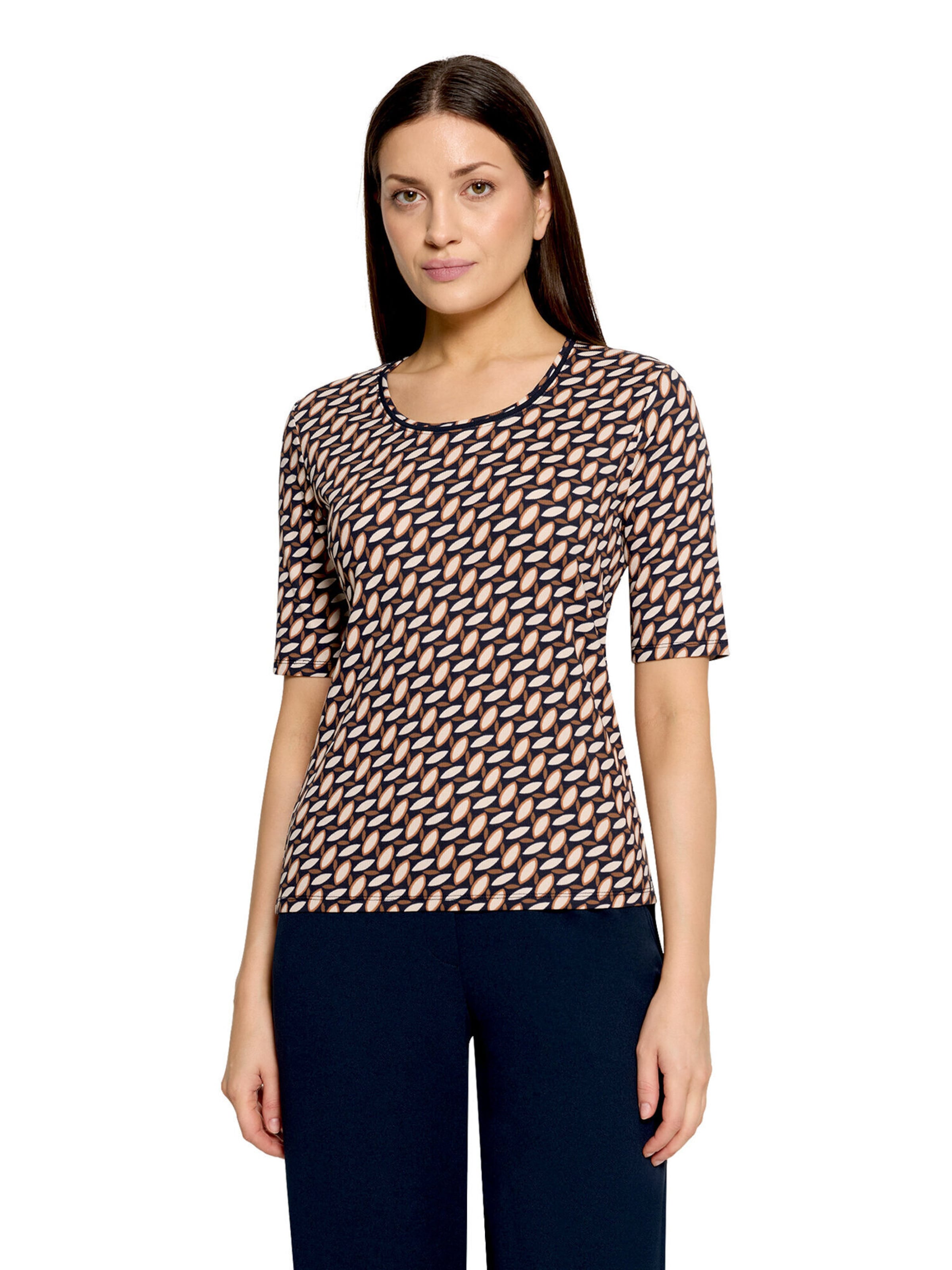T-shirt Betty Barclay en bleu : devant