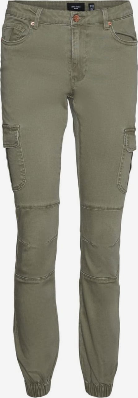 Slimfit Pantaloni eleganți 'VMIvy' de la VERO MODA pe verde: față