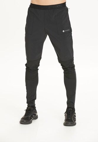 Virtus Regular Trousers 'Gitton' in Black: front