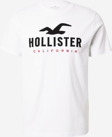 HOLLISTER T-Shirt in Weiß: predná strana