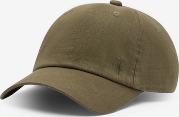 Trussardi - Gorra en verde: frente