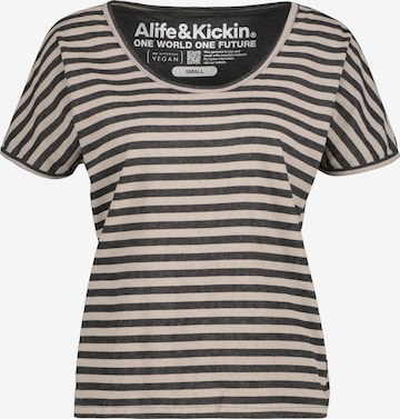 Alife and Kickin T-Shirt 'ClaudiAK' in Schwarz: Vorderseite