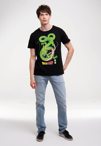 LOGOSHIRT Shirt 'Shenlong' in Black