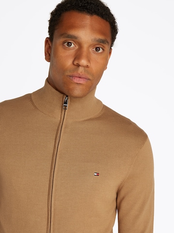 TOMMY HILFIGER Knit cardigan 'Essential' in Green