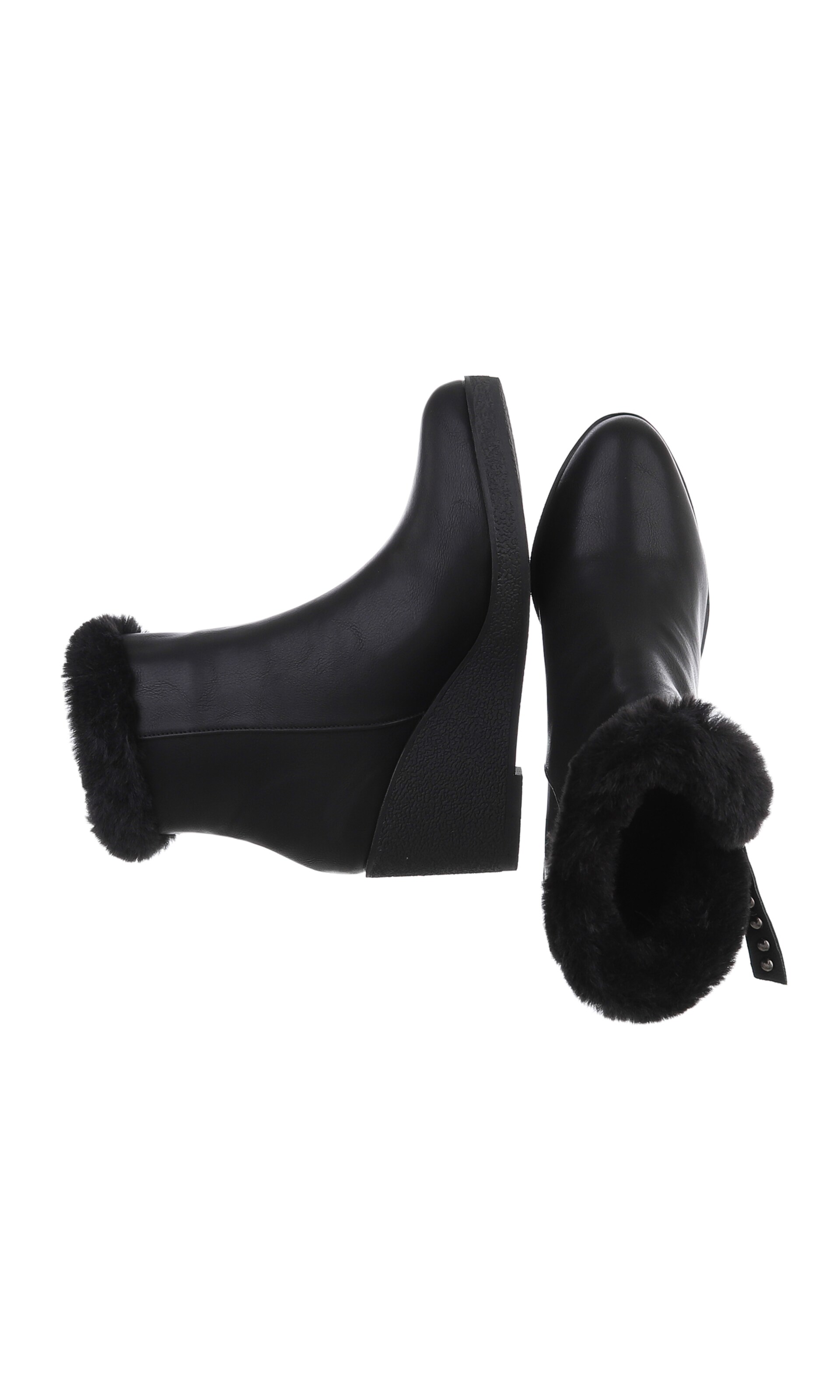 Ital-Design Stiefelette in Schwarz