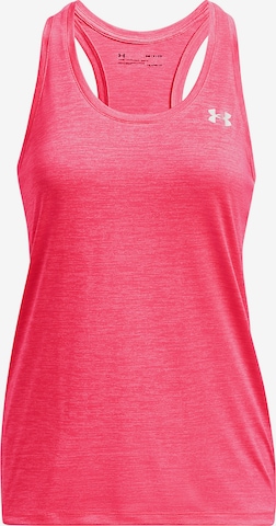 UNDER ARMOUR Sports Top in Pink: front