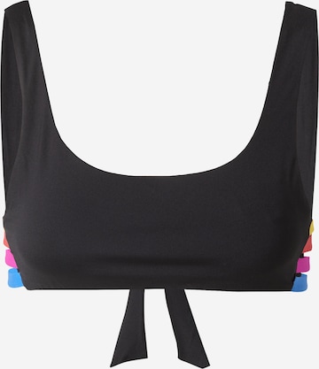 Hurley - Bustier Top de bikini deportivo 'NASCAR' en negro