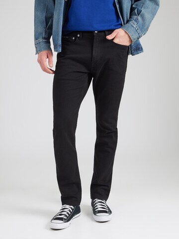 Calvin Klein Jeans - Slimfit Vaquero en negro: frente