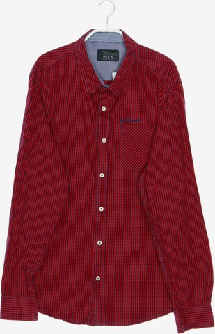 Jean Pascale Button Up Shirt in XL in Red: front
