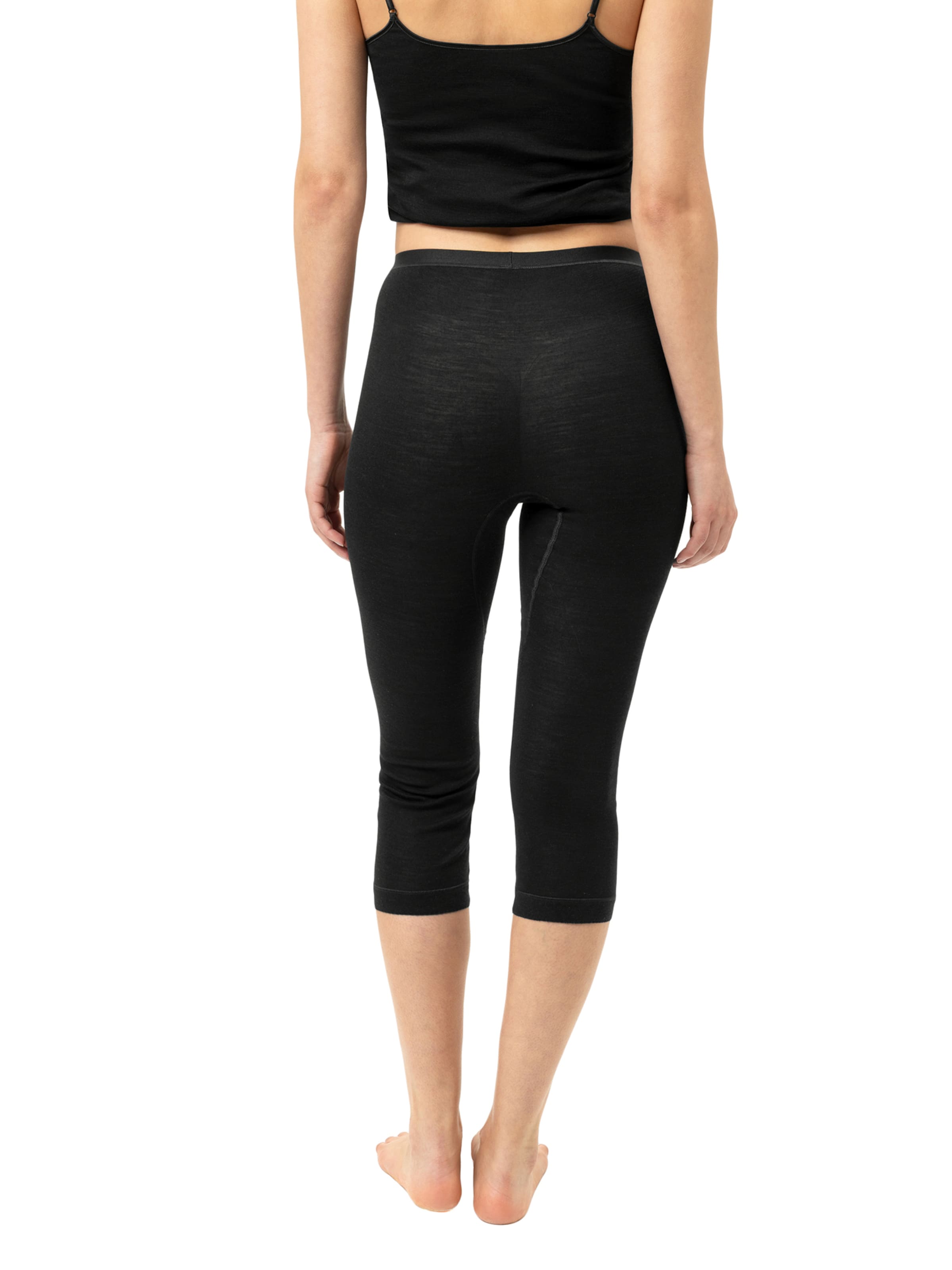 Mey Regular Leggings 'Wool&Silk' in Schwarz