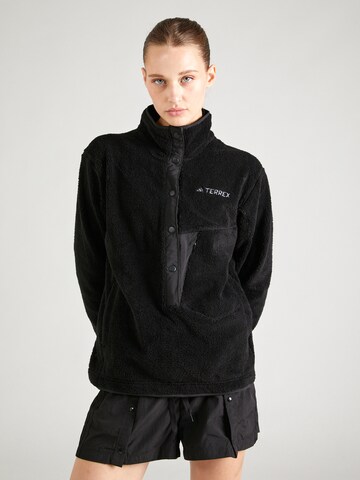 ADIDAS TERREX Sports sweatshirt 'Xploric' in Black: front